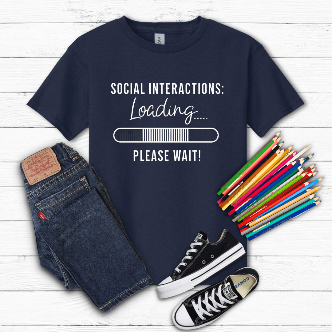 Social Interactions... Loading Kid Tee