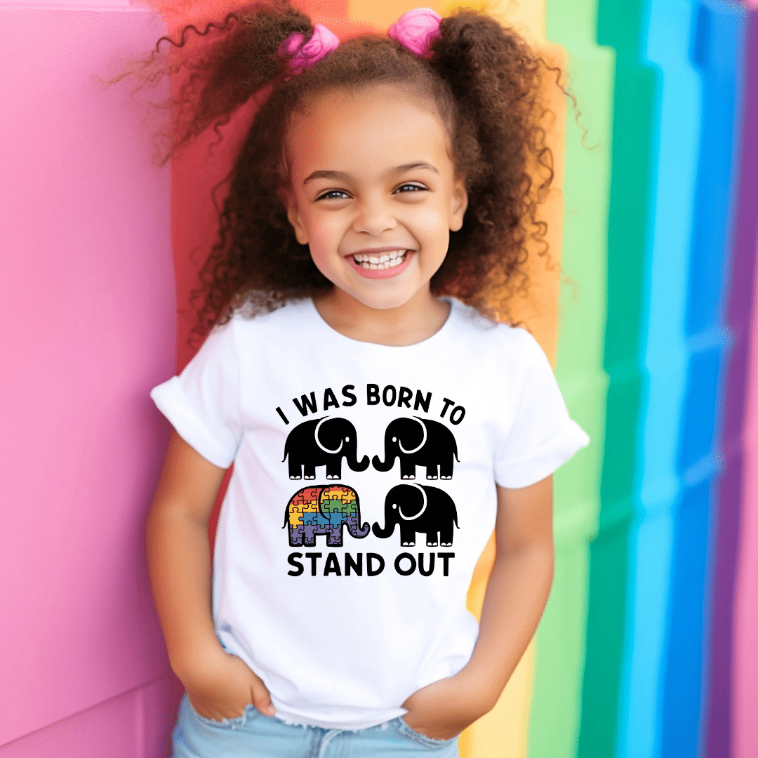 I Was Born to Stand Out Kid Tee