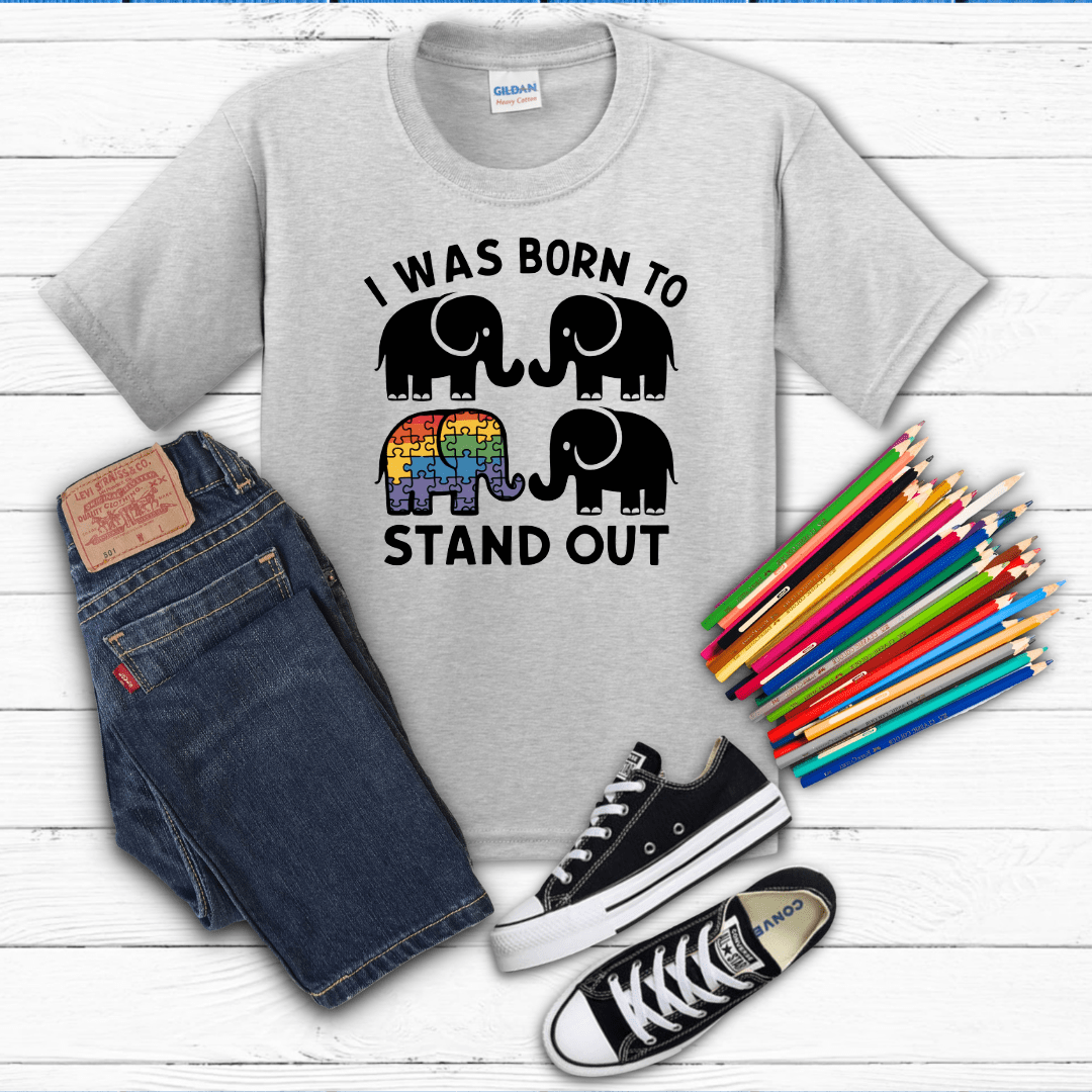 I Was Born to Stand Out Kid Tee