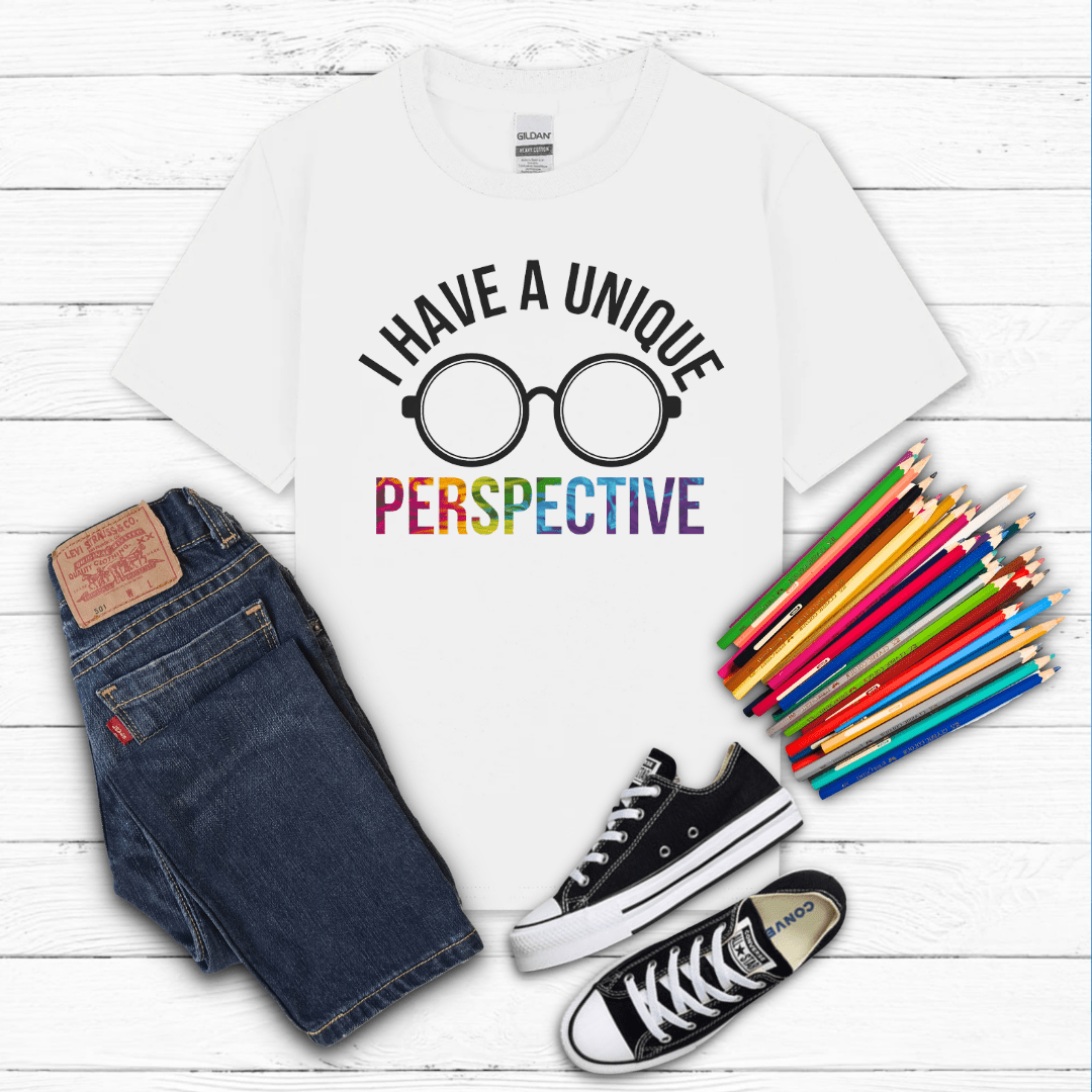 I have a UNIQUE Perspective Kid Tee