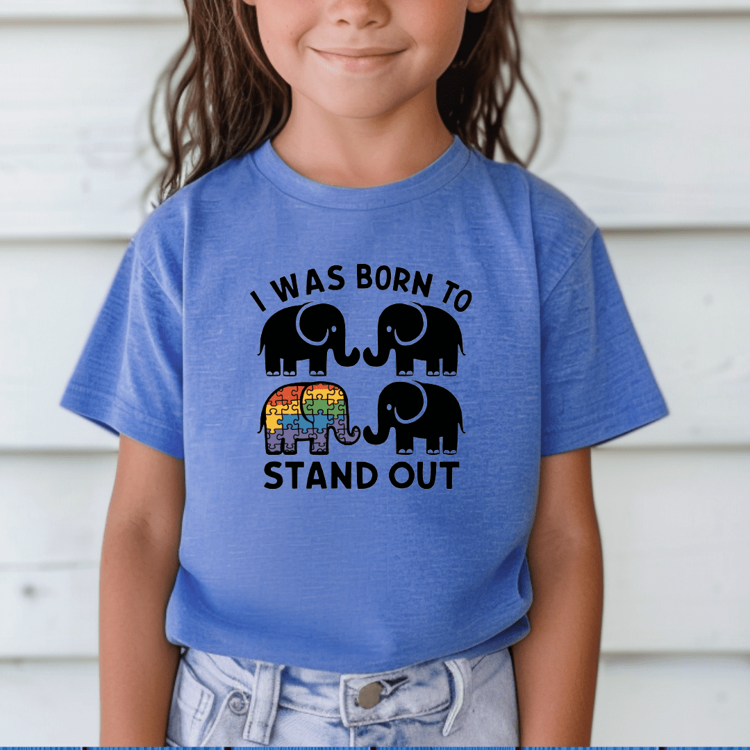 I Was Born to Stand Out Kid Tee