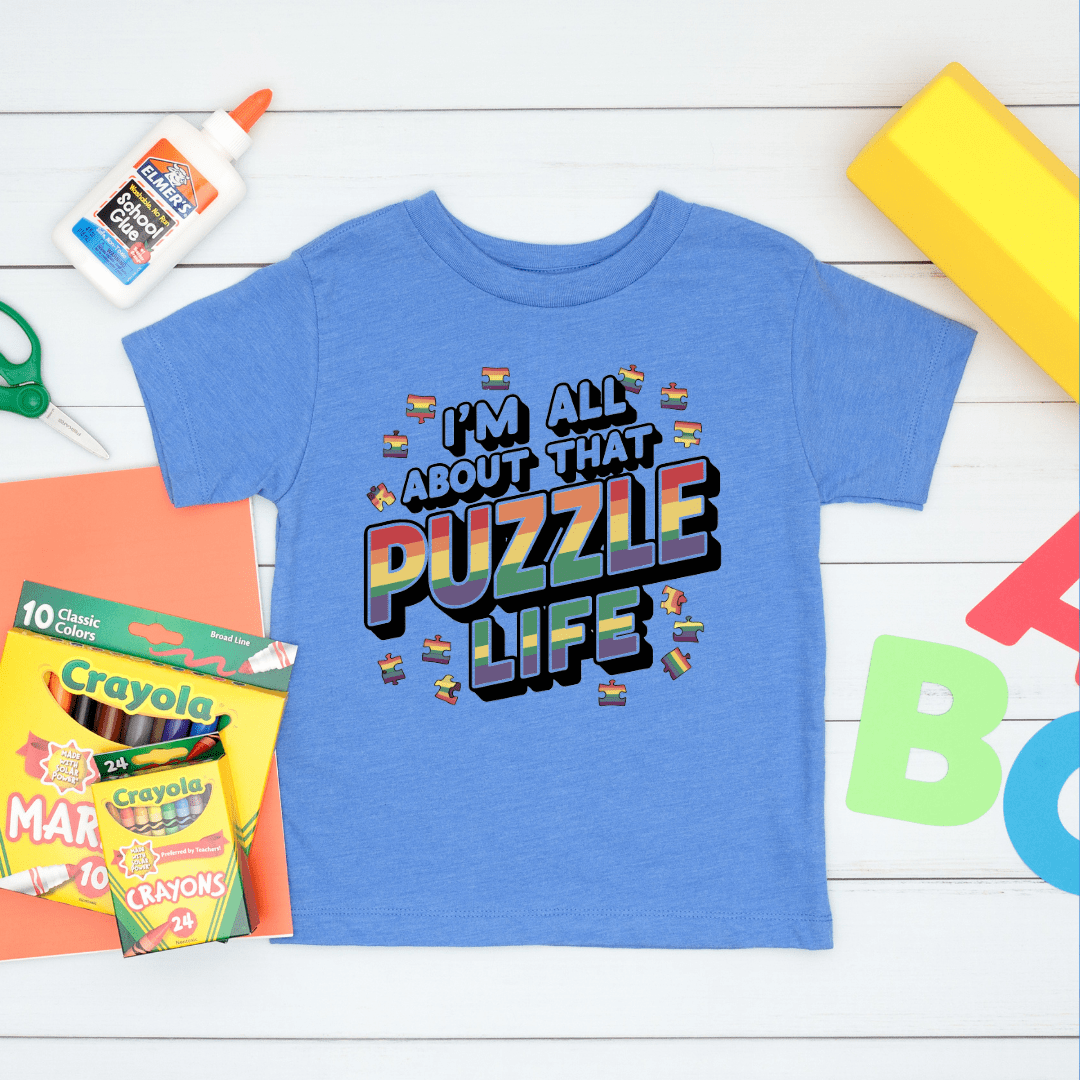 I'm All About that Puzzle Life Kid Tee