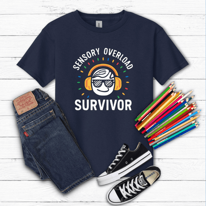 Sensory Overload Survivor 2 Kid Tee