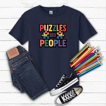 Puzzles over People Kid Tee