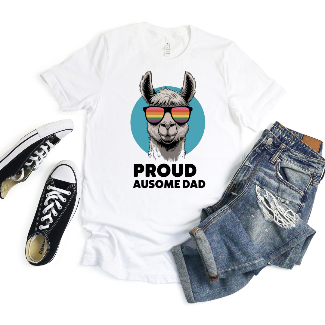 Proud Ausome Dad Tee